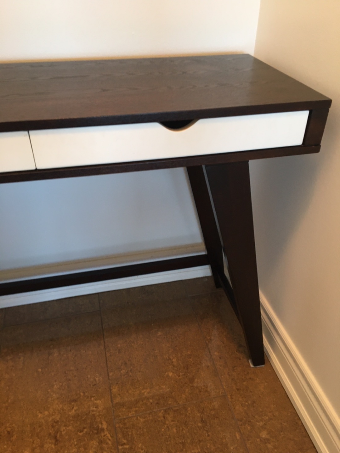 Wood Console Table/Small Desk - photo 2
