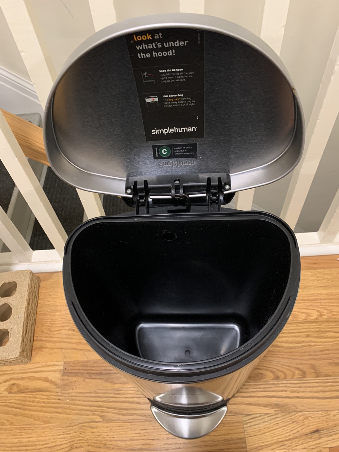 Simplehuman semi-round step can 10L - photo 4