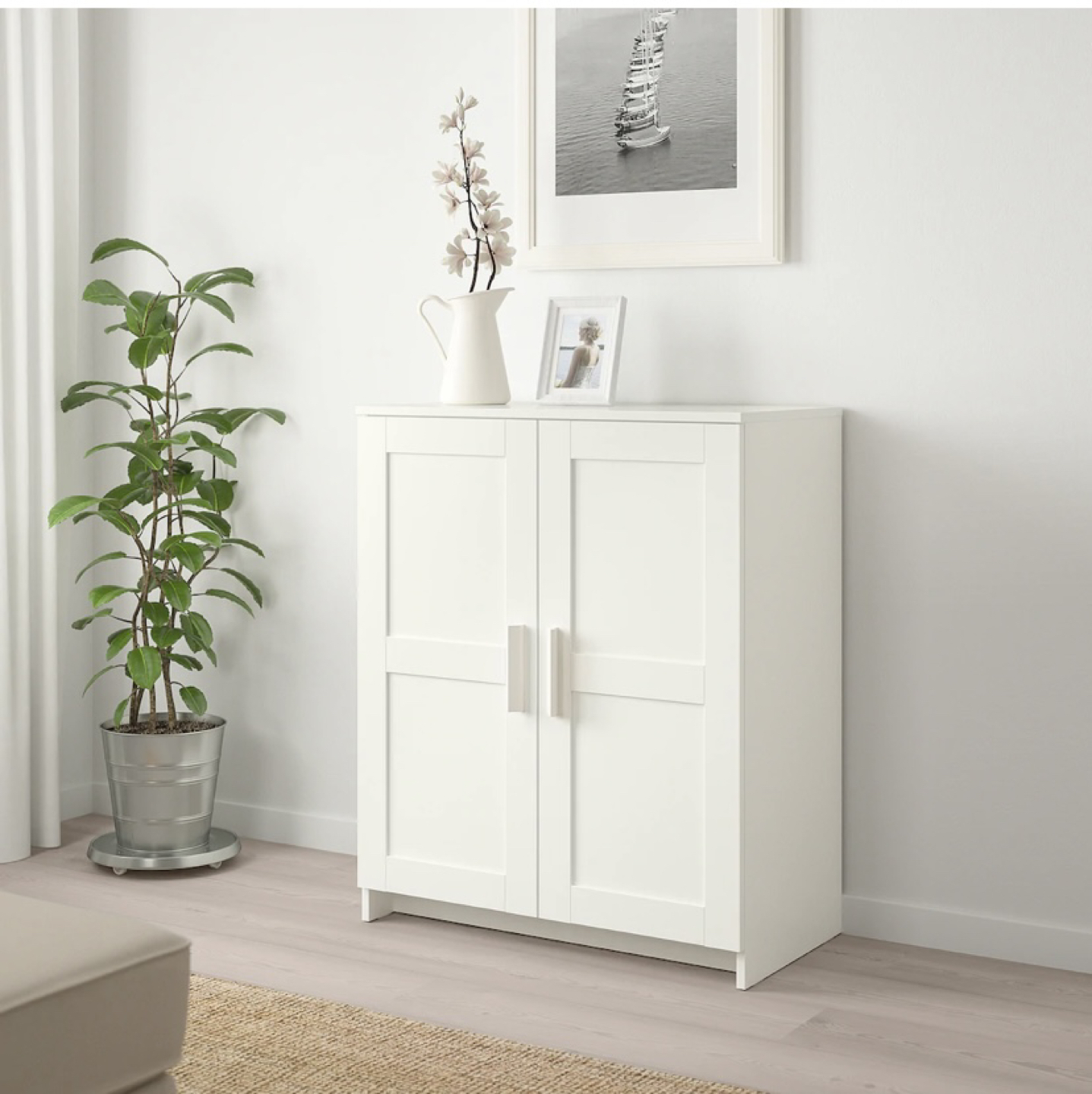 Brimnes cabinet with doors