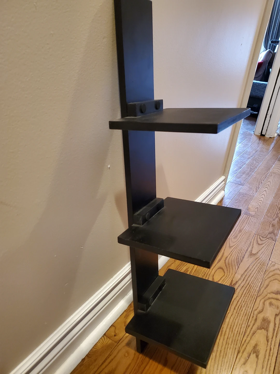 Black ikea shelving unit (3 shelves) image indicator(2)