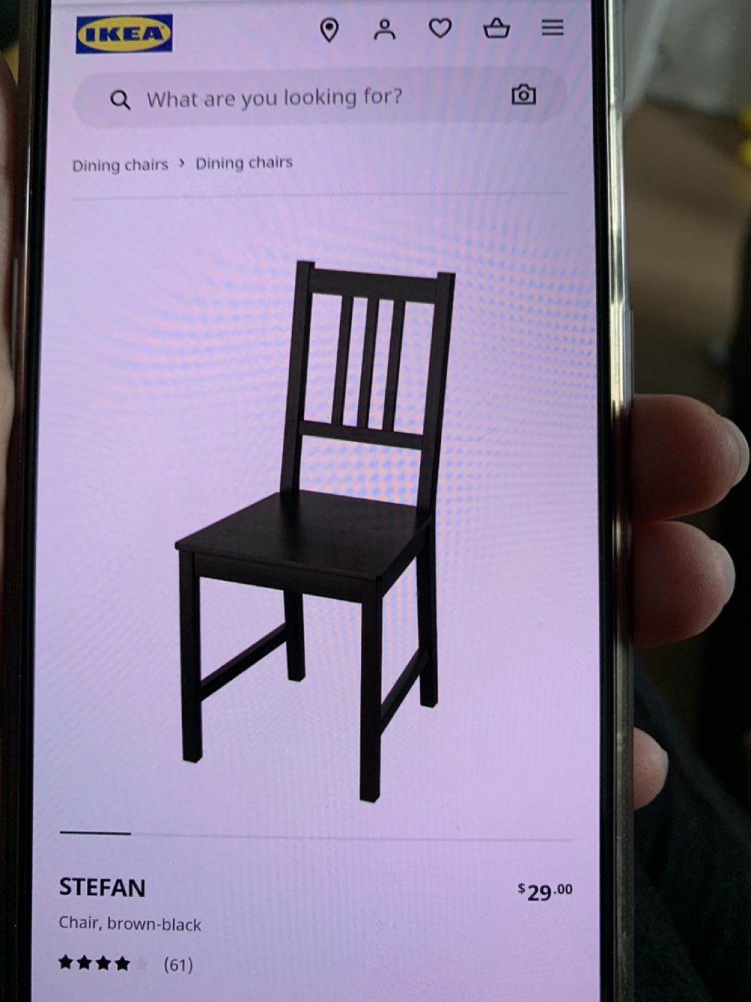 A set of two dining chairs  - photo 5
