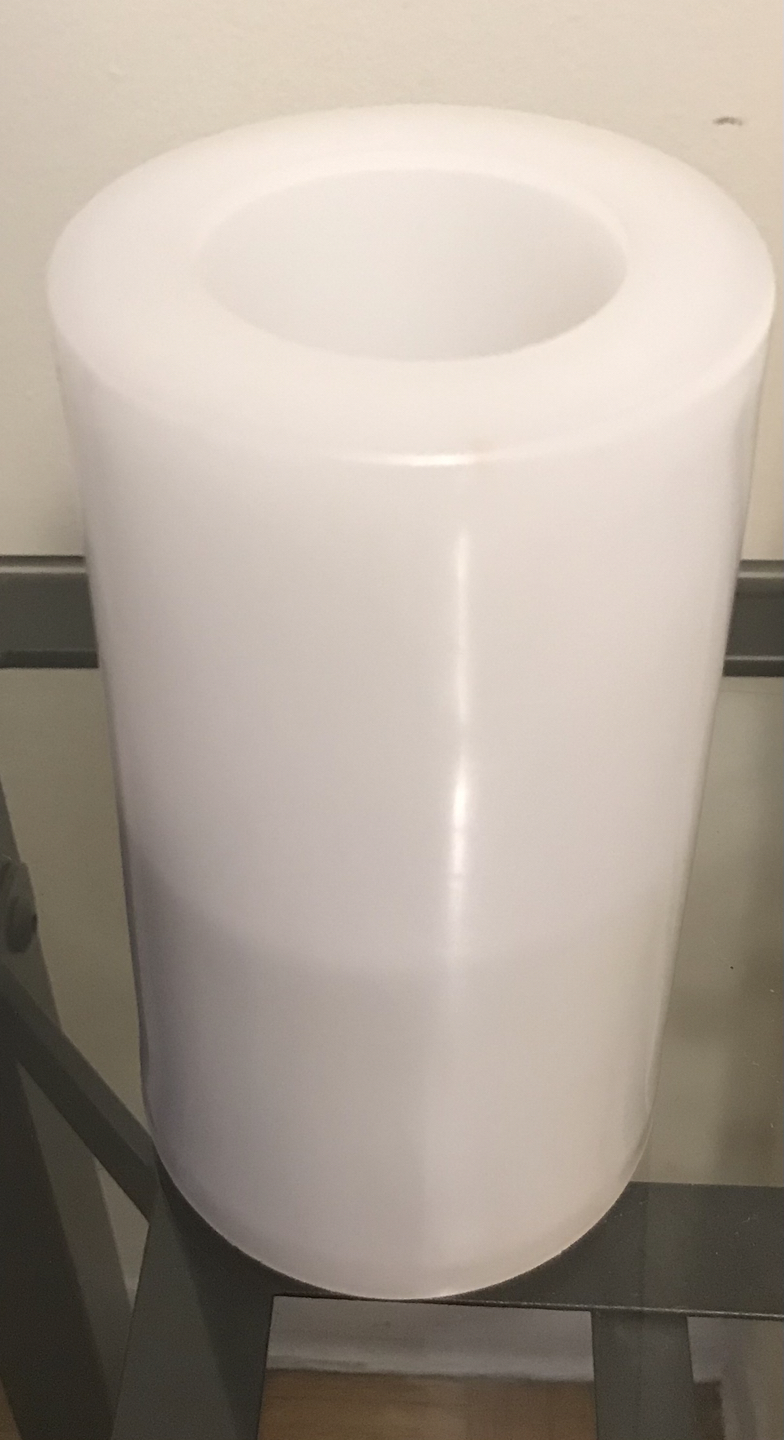 White plastic candle  thumbnail