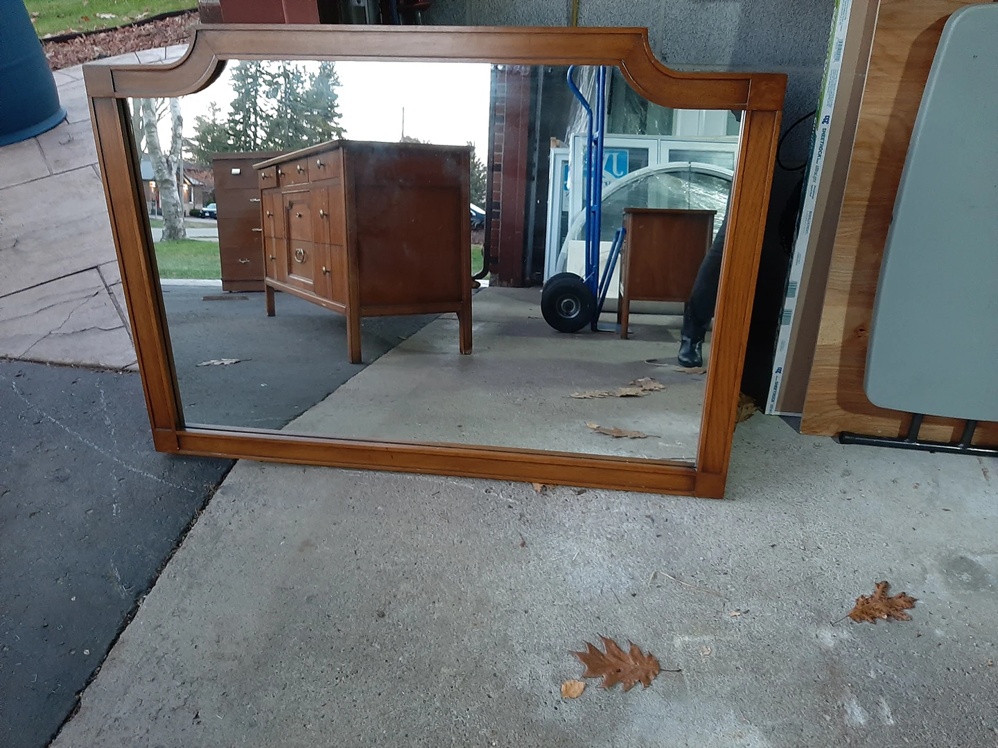 Large Vintage Mirror thumbnail