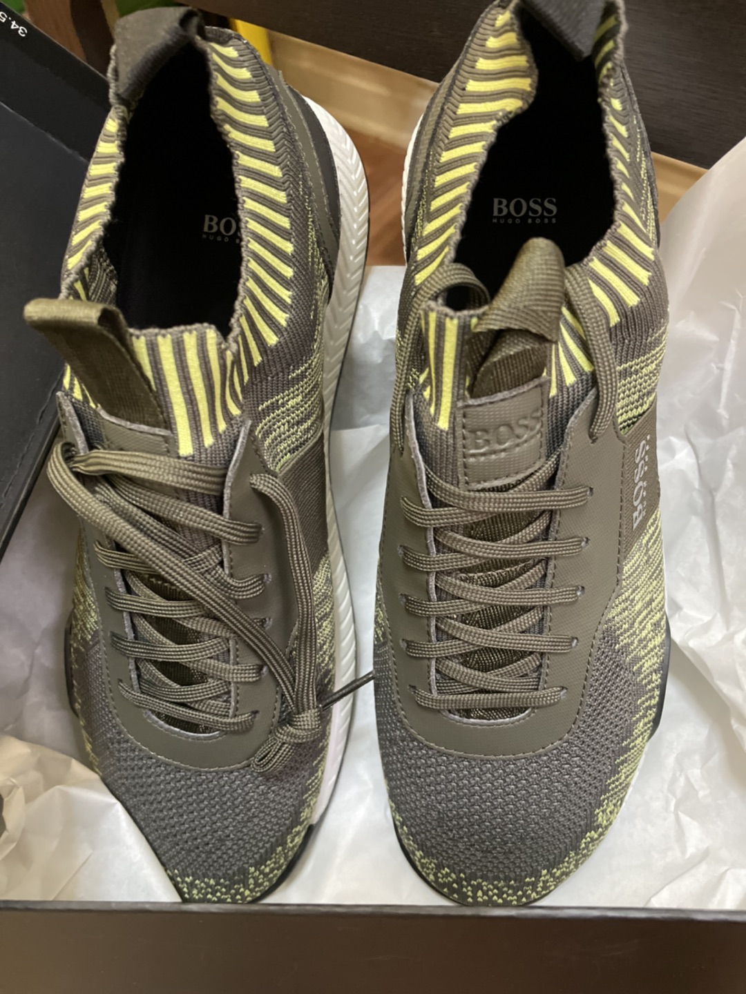 HUGO Boss Knitted Titanium_runn_scafe Trainers  - photo 3