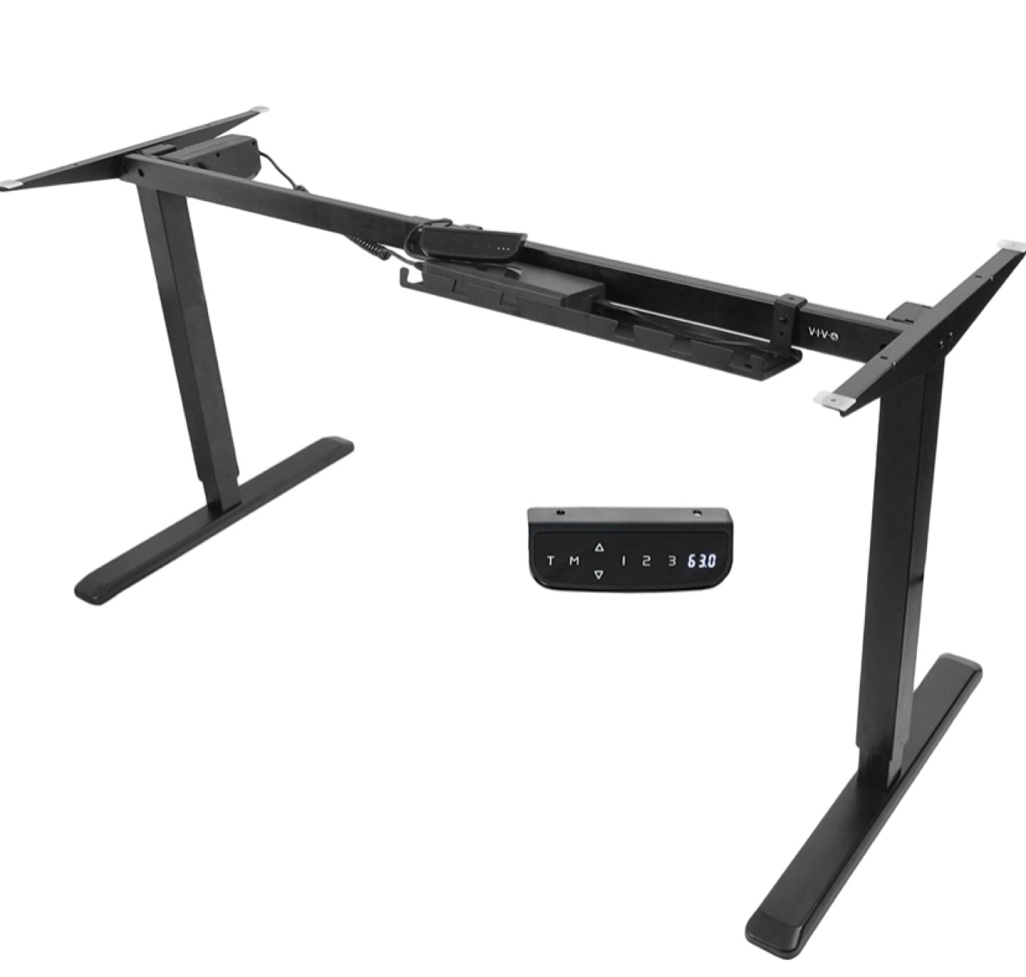 VIVO Black Electric Stand Up Desk Frame Workstation - photo 2