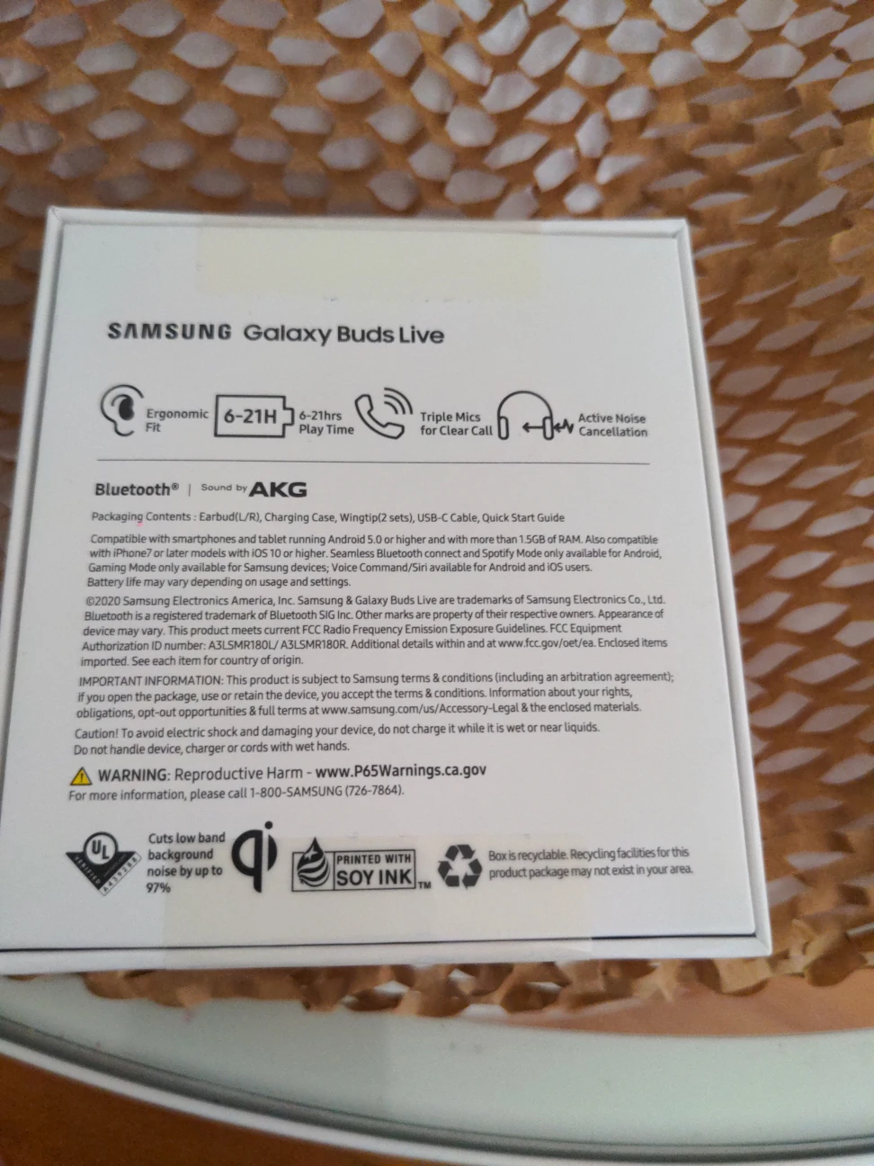 NEW Sealed - Samsung Galaxy Buds Live - Wireless -  Red - photo 2