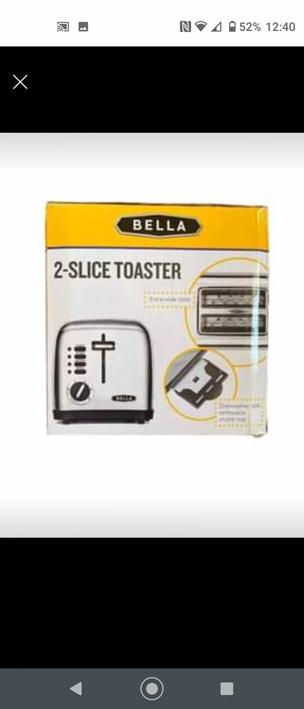 Bella 2 Slice Toaster