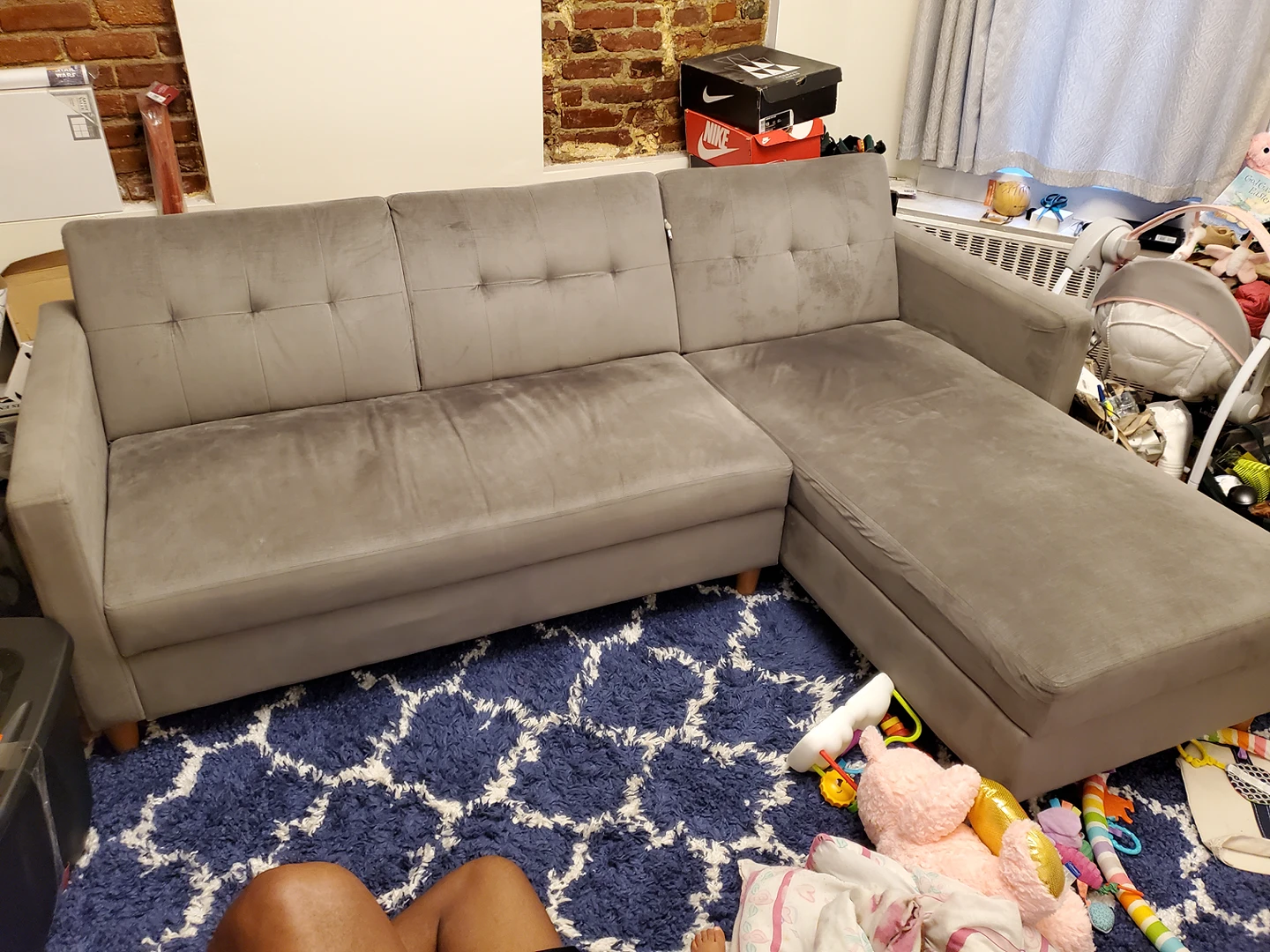 Wayfair Reversible Sleeper Sectional Sofa