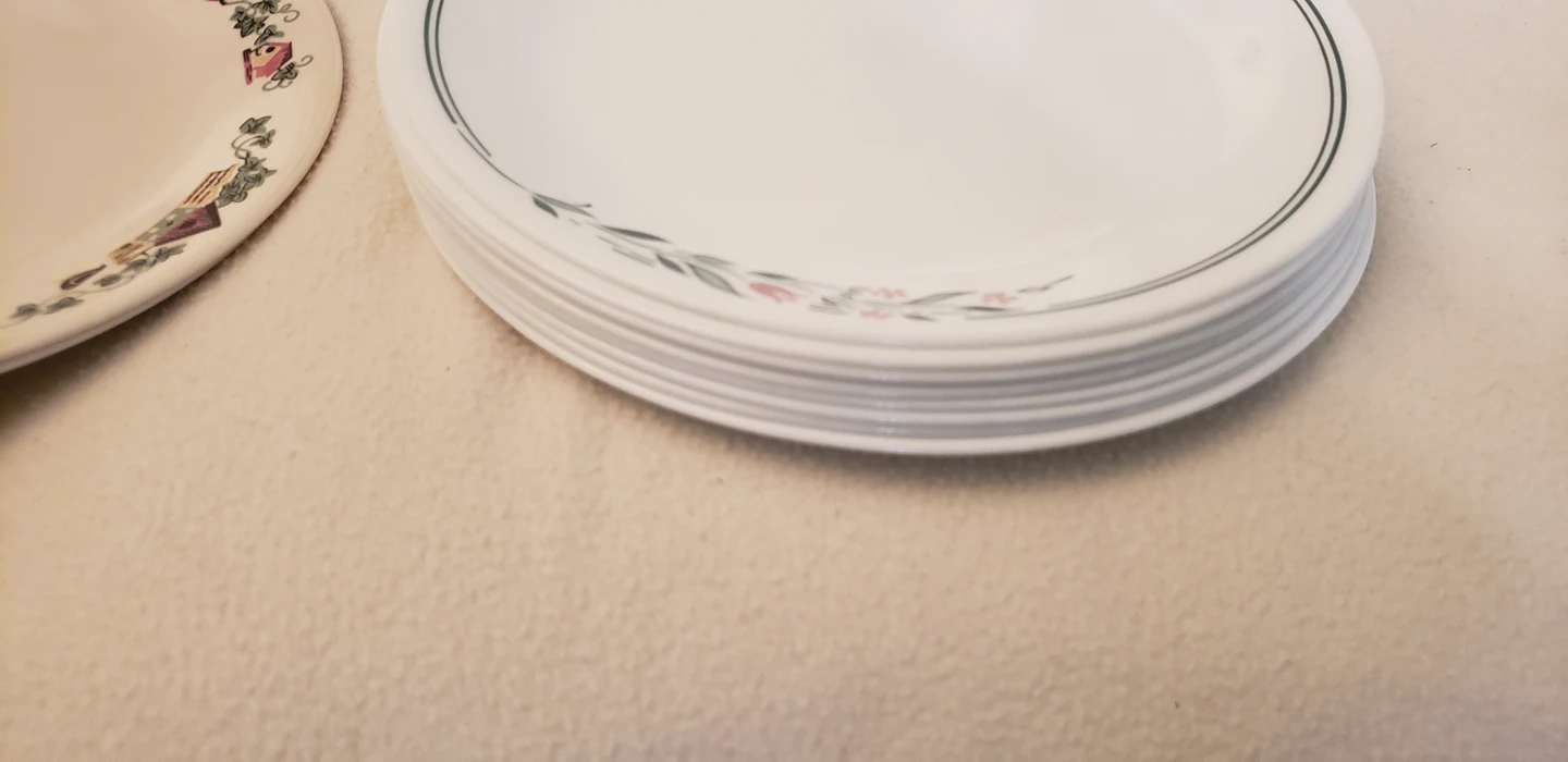mixed corelle dishes thumbnail