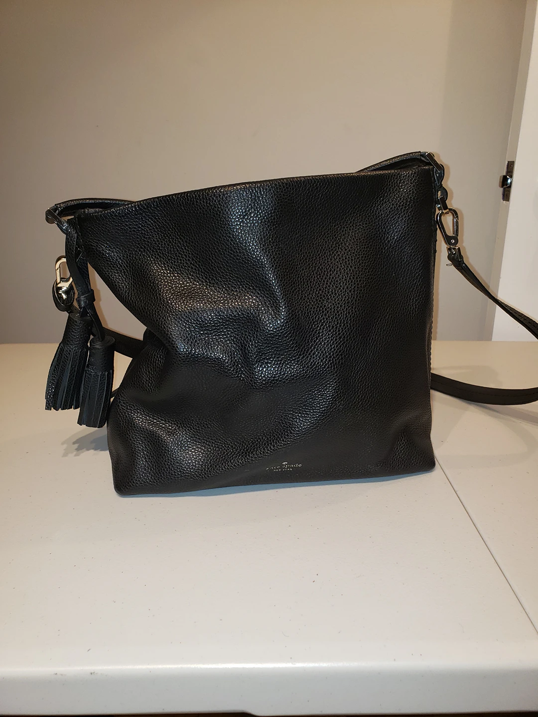 Kate Spade all leather crossbody purse