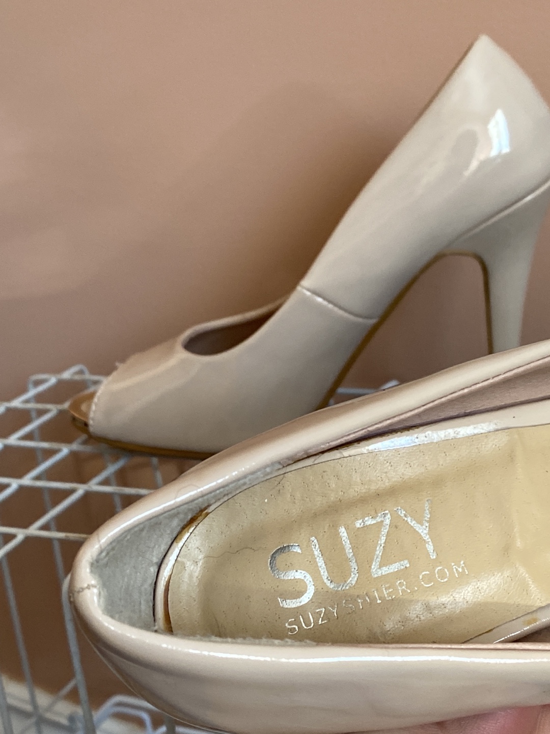 Suzy sheer peep toe heels - photo 2