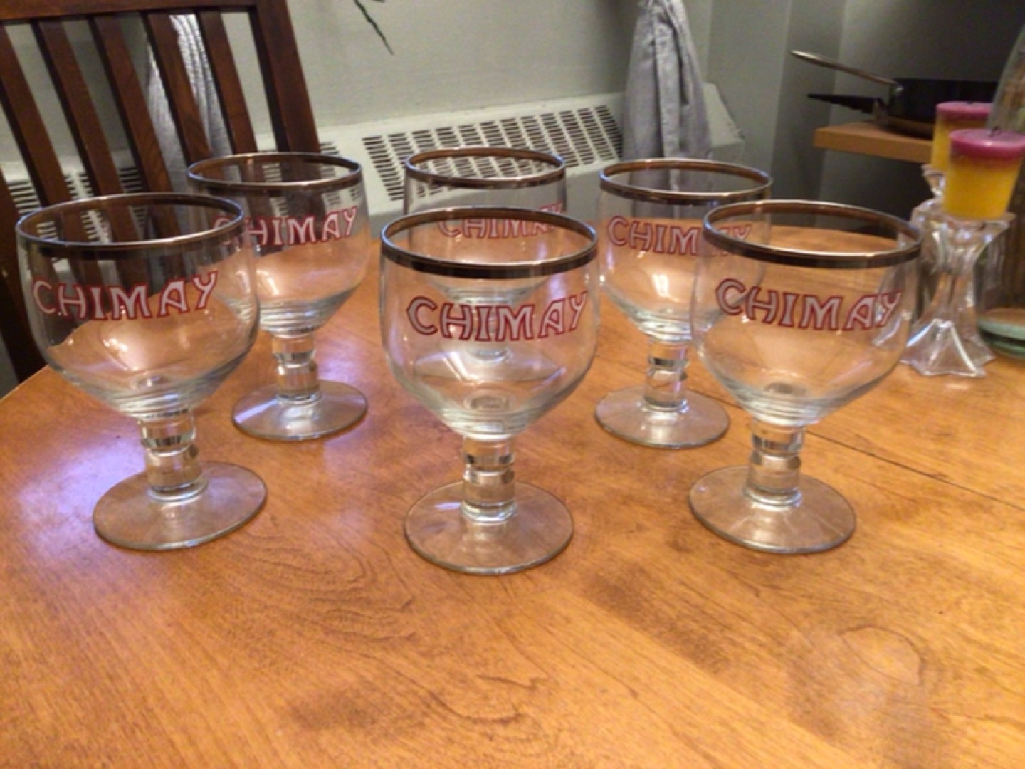 Craft beer glasses 