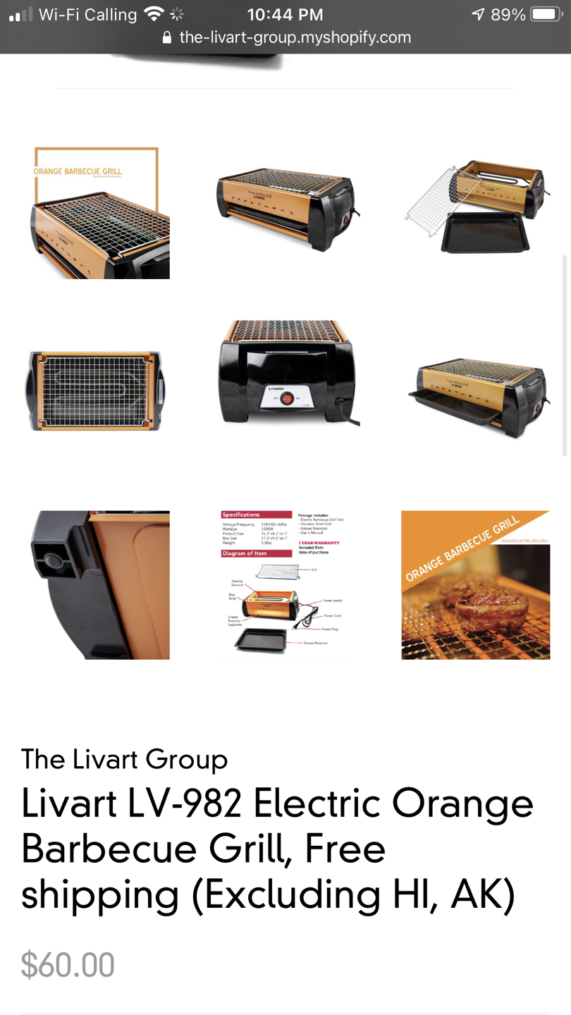Livart Barbecue Grill
