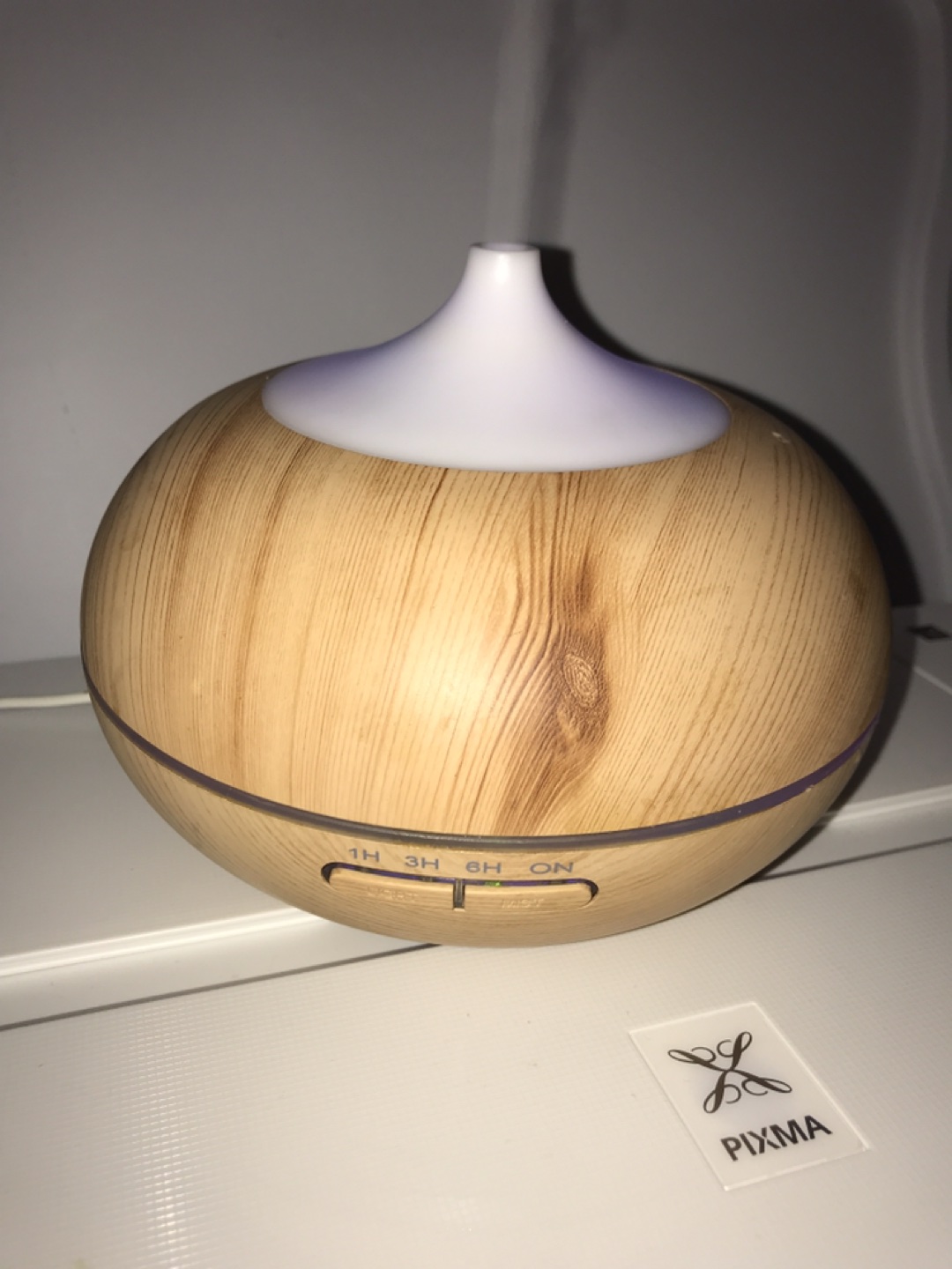 Ultrasonic aroma diffuser, bamboo 