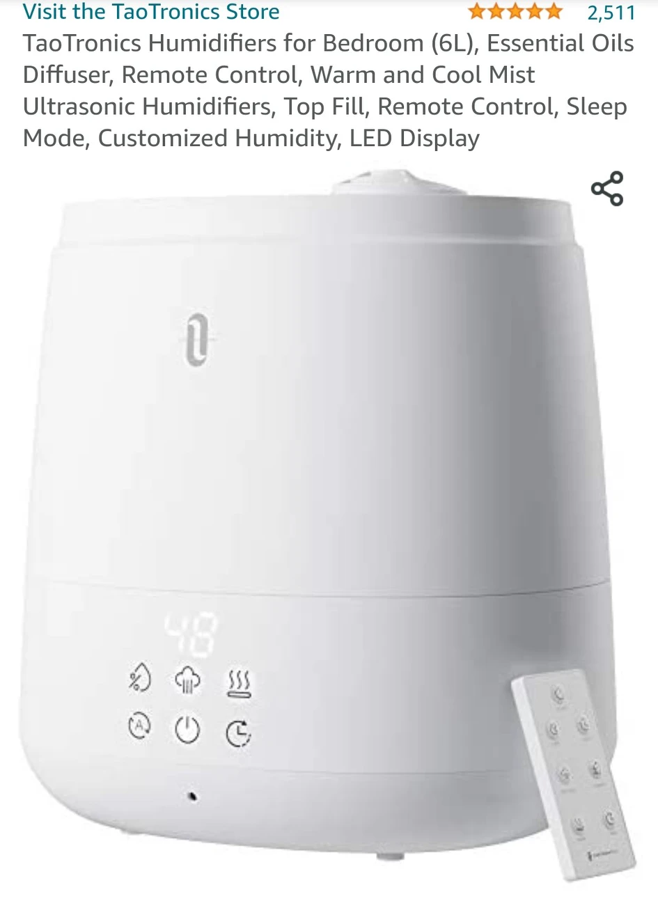 BNIB humidifier with remote control thumbnail