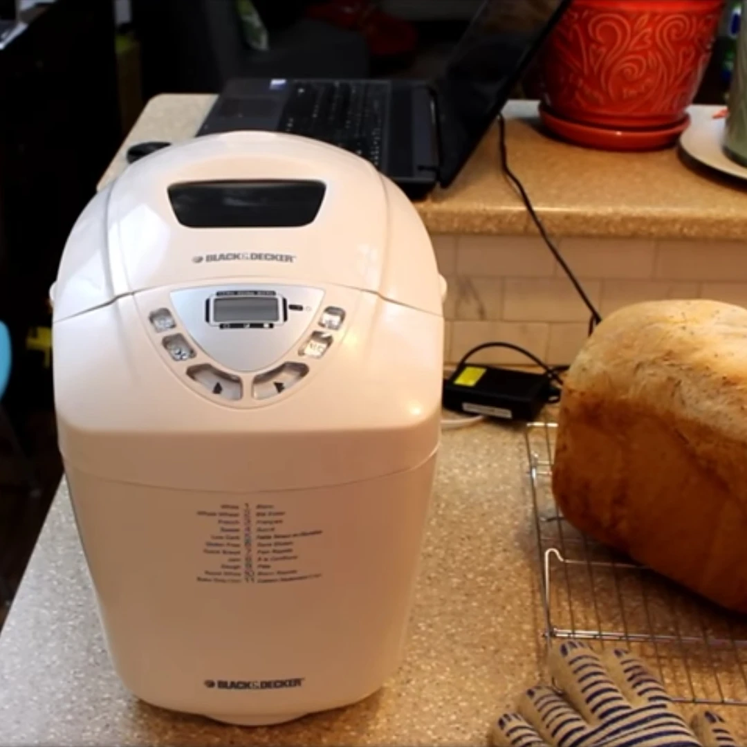BLACK+DECKER Deluxe Automatic Bread Maker, White, 
$30 thumbnail