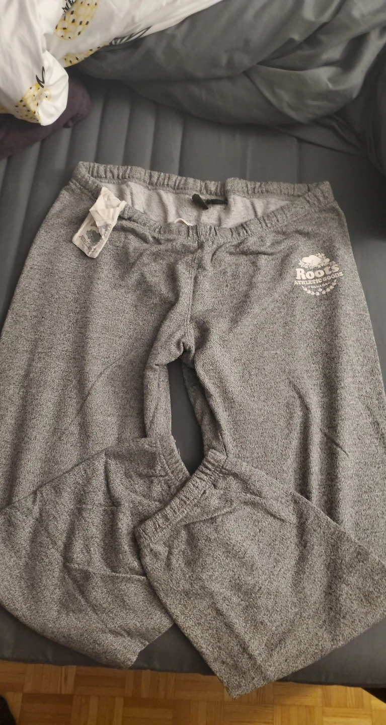 Roots track pants: grey XL thumbnail