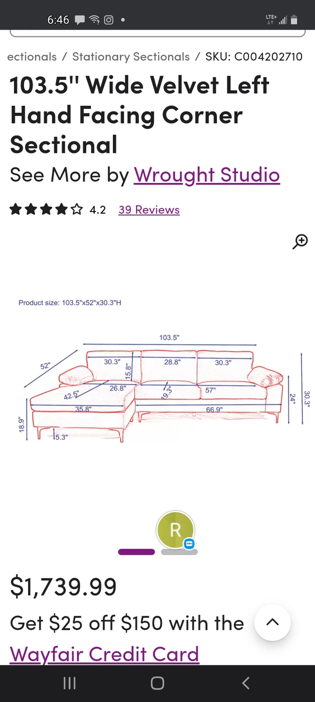 sectional sofa - photo 5