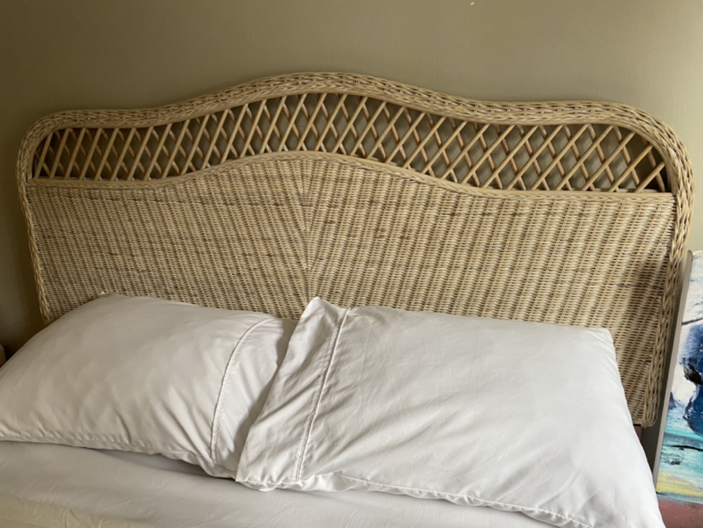 Queen Rattan Headboard - photo 3