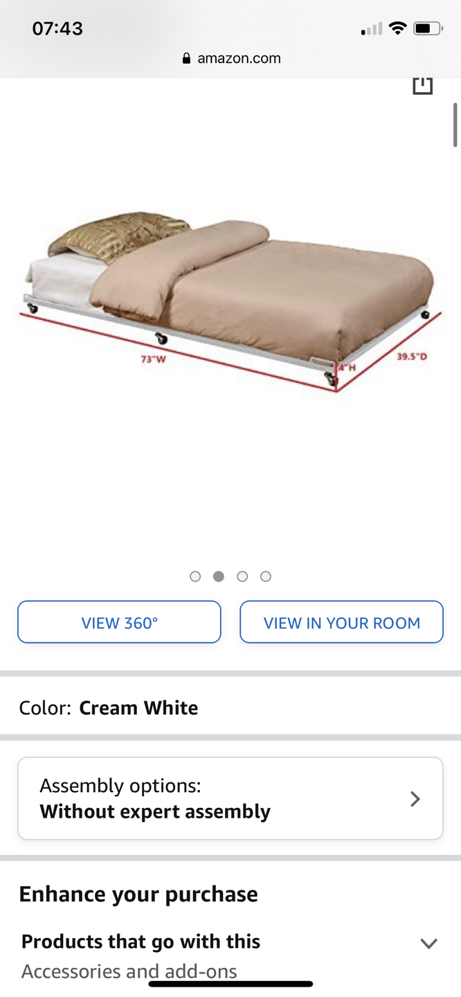 Twin size bed frame - photo 2