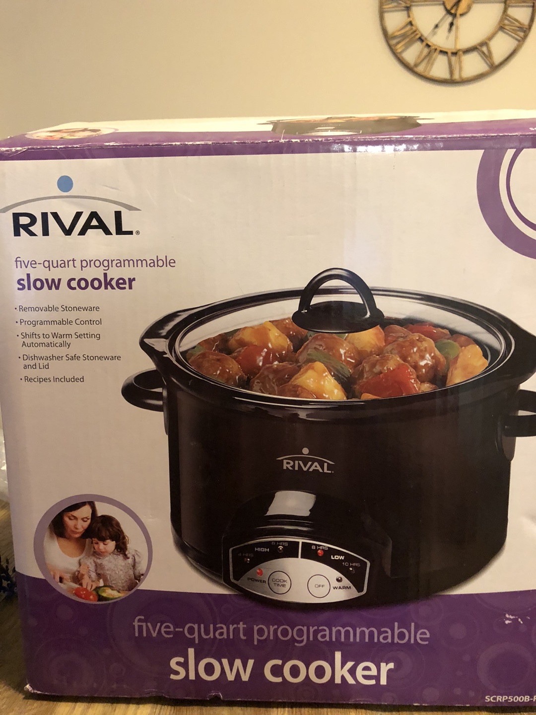 Five quart slow cooker