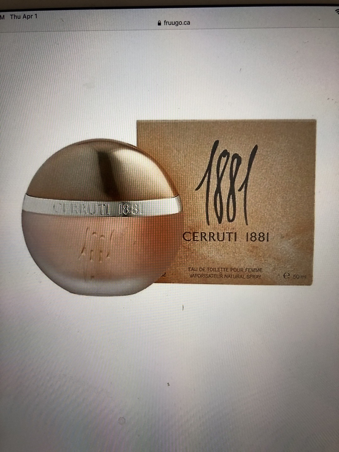 Cerruti 1881 Eau De toilet spray 50 ml for her thumbnail