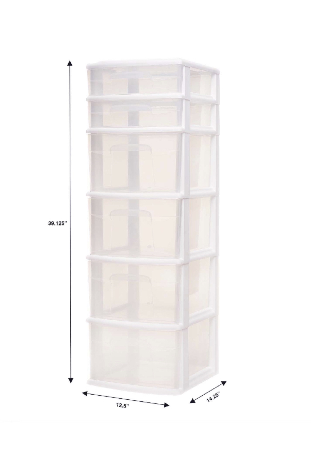 6 drawer plastic unit 