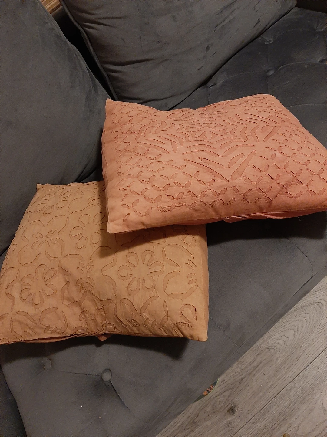 New Accent Throw Pillows, Dusty Pink, Set of 2