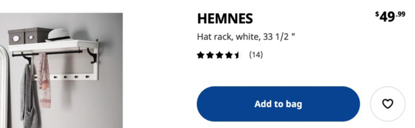 Ikea Shoe Cabinet + Hat Rack - photo 4