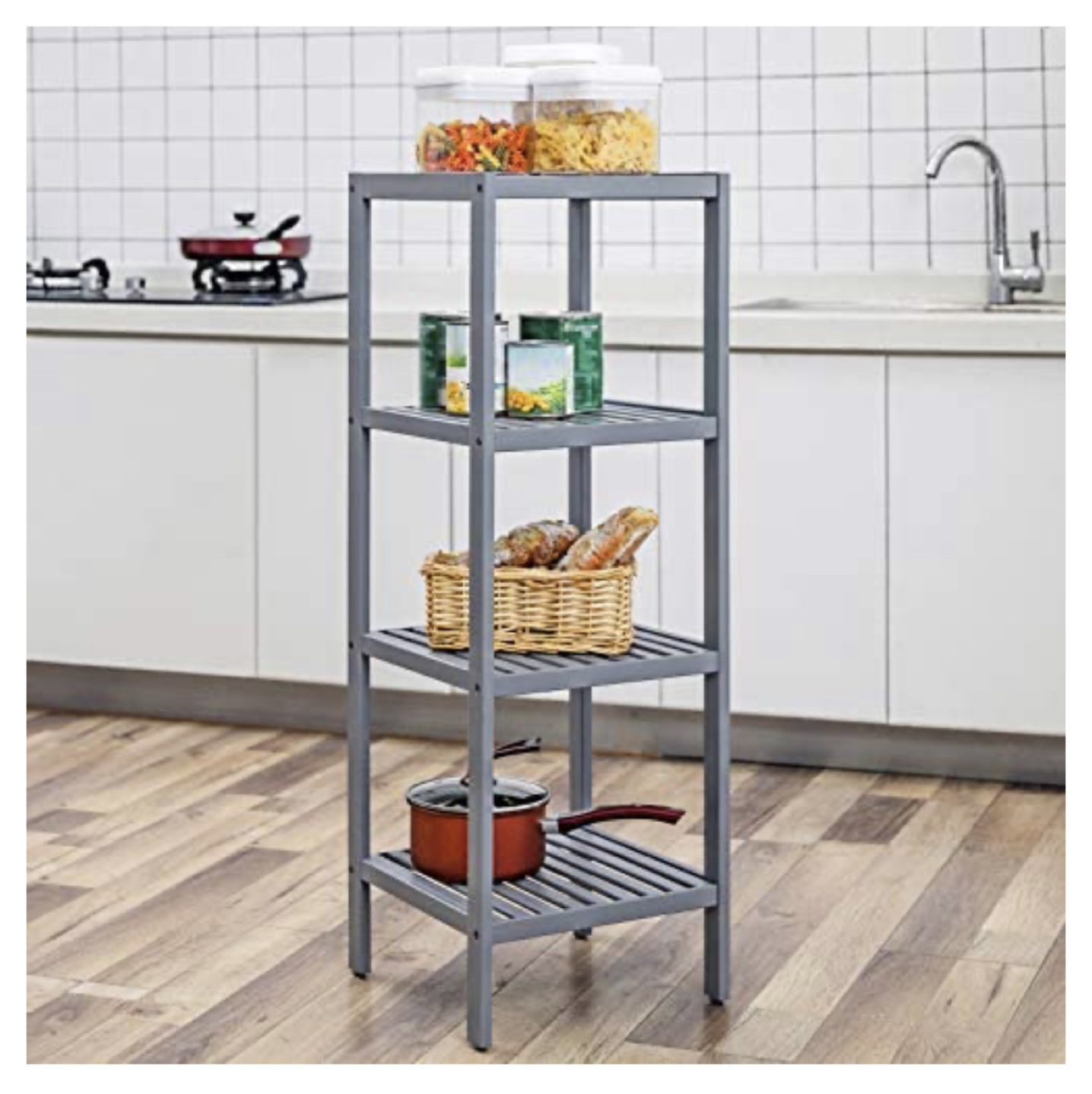 4-tier multifunctional storage rack - photo 5