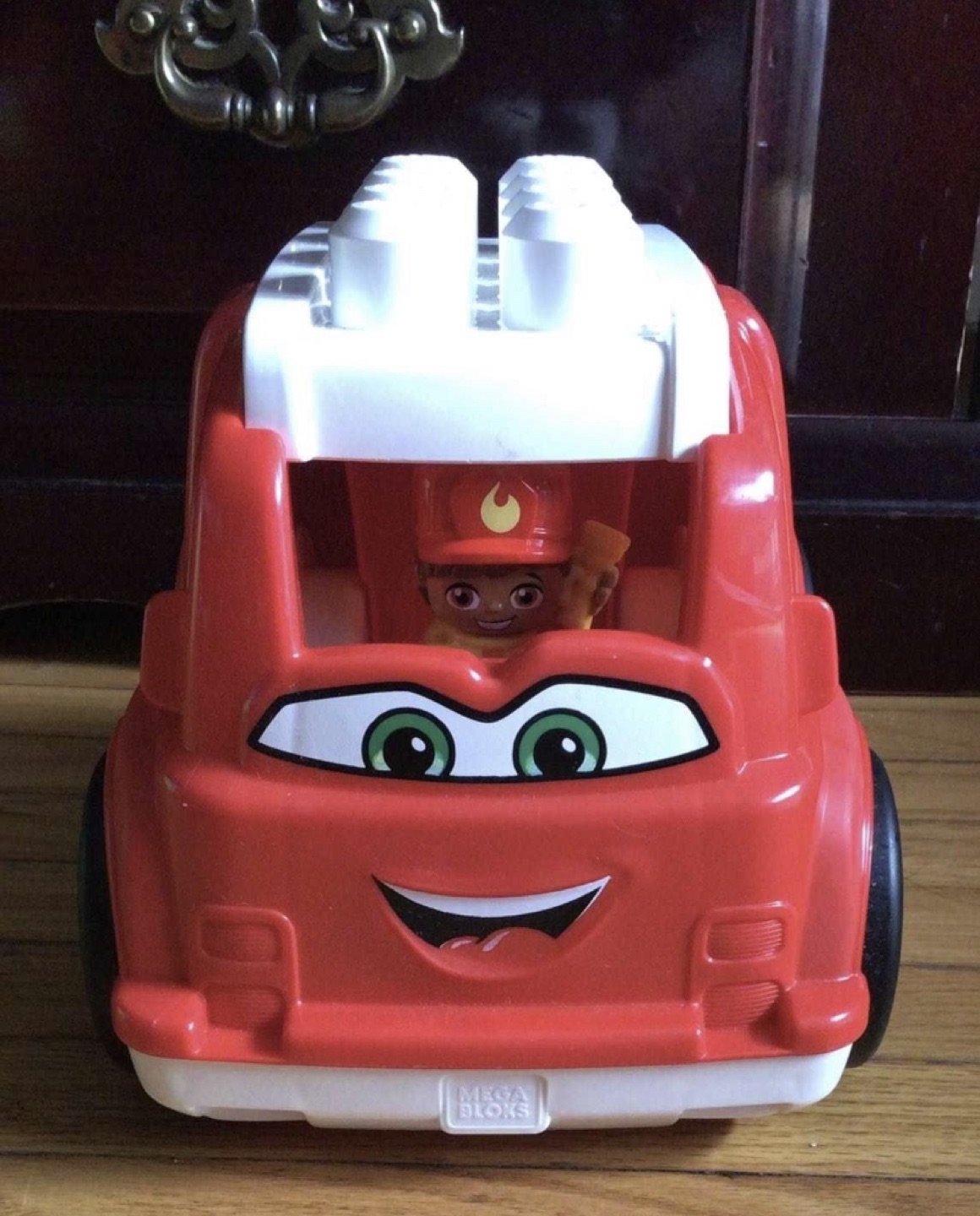 Toy Fire Truck With Play Figure. thumbnail
