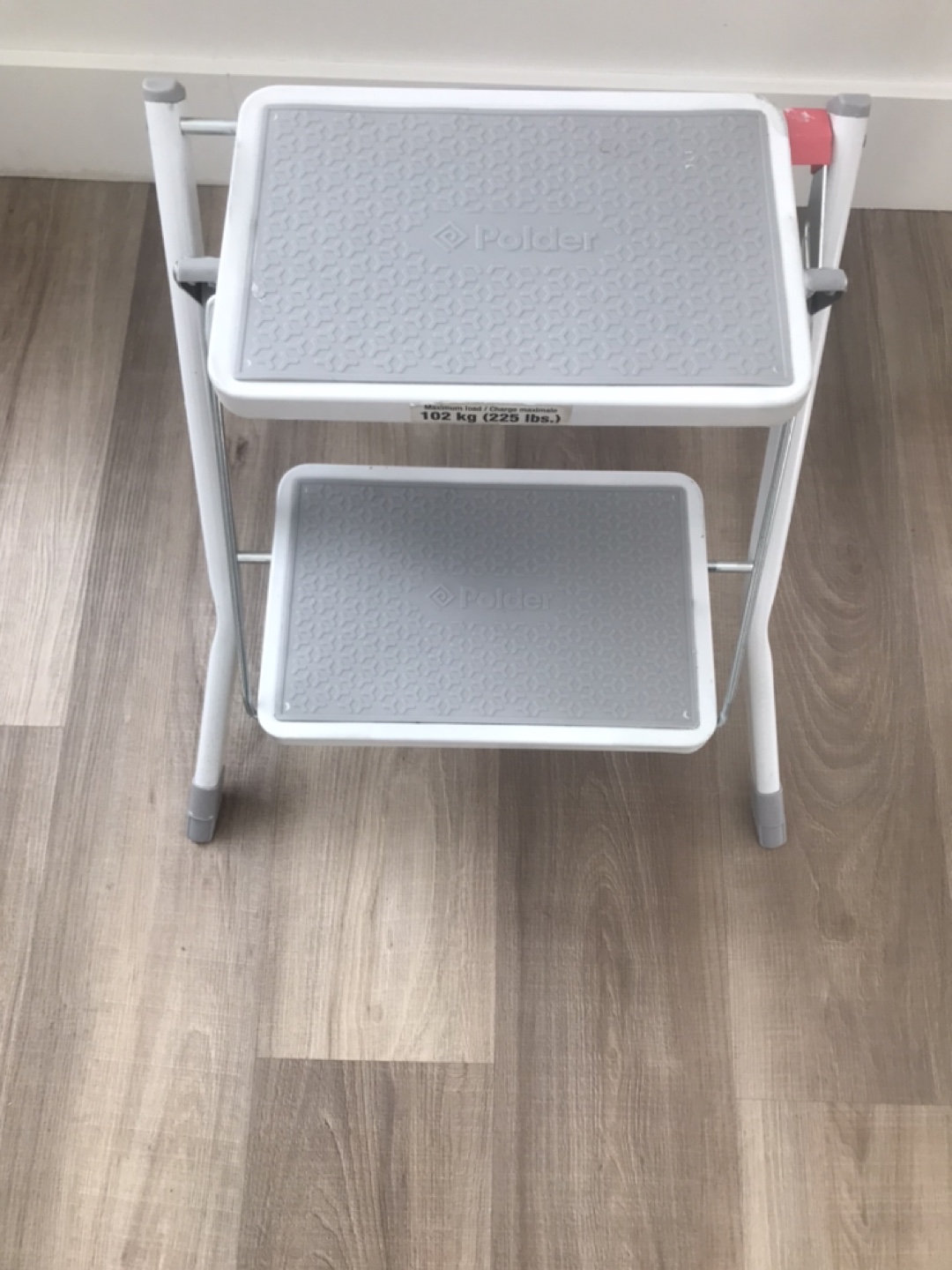 Folding step stool