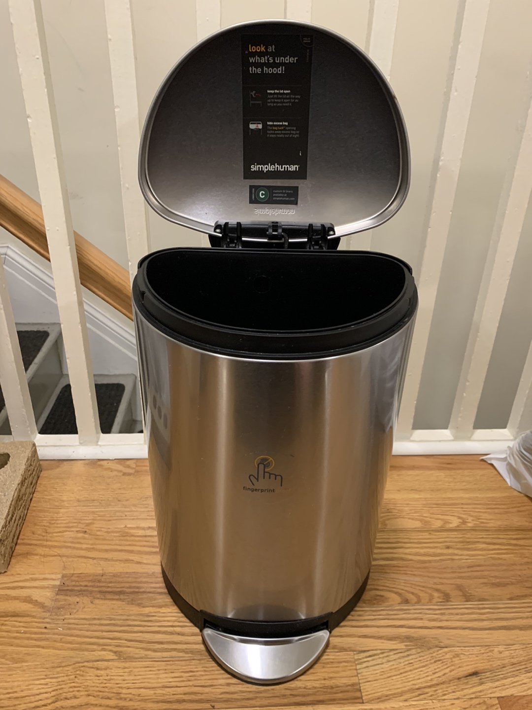 Simplehuman semi-round step can 10L