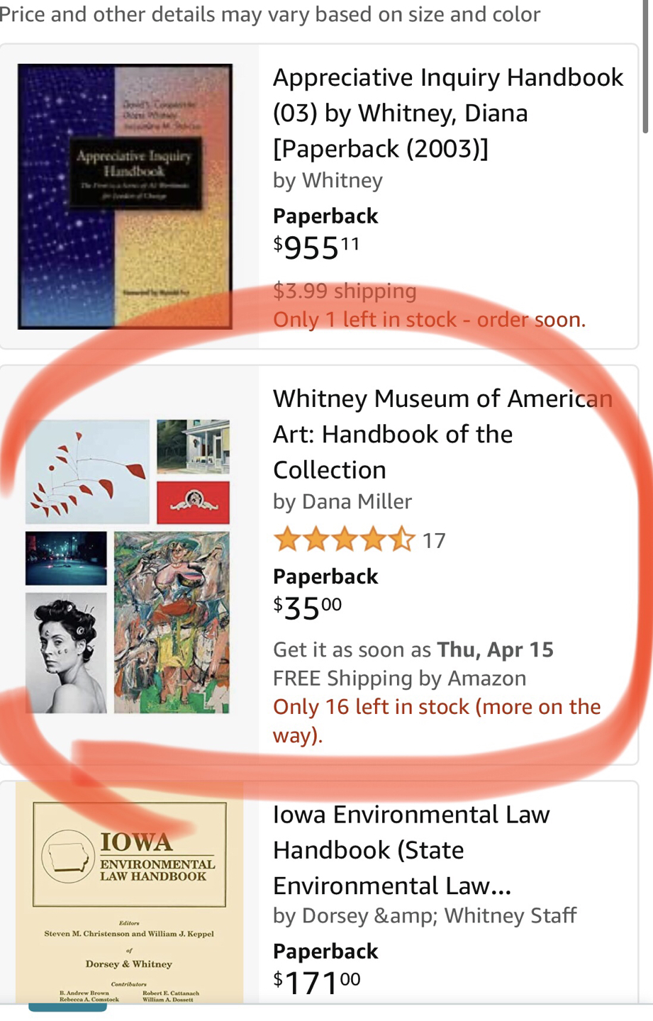 Whitney Handbook 