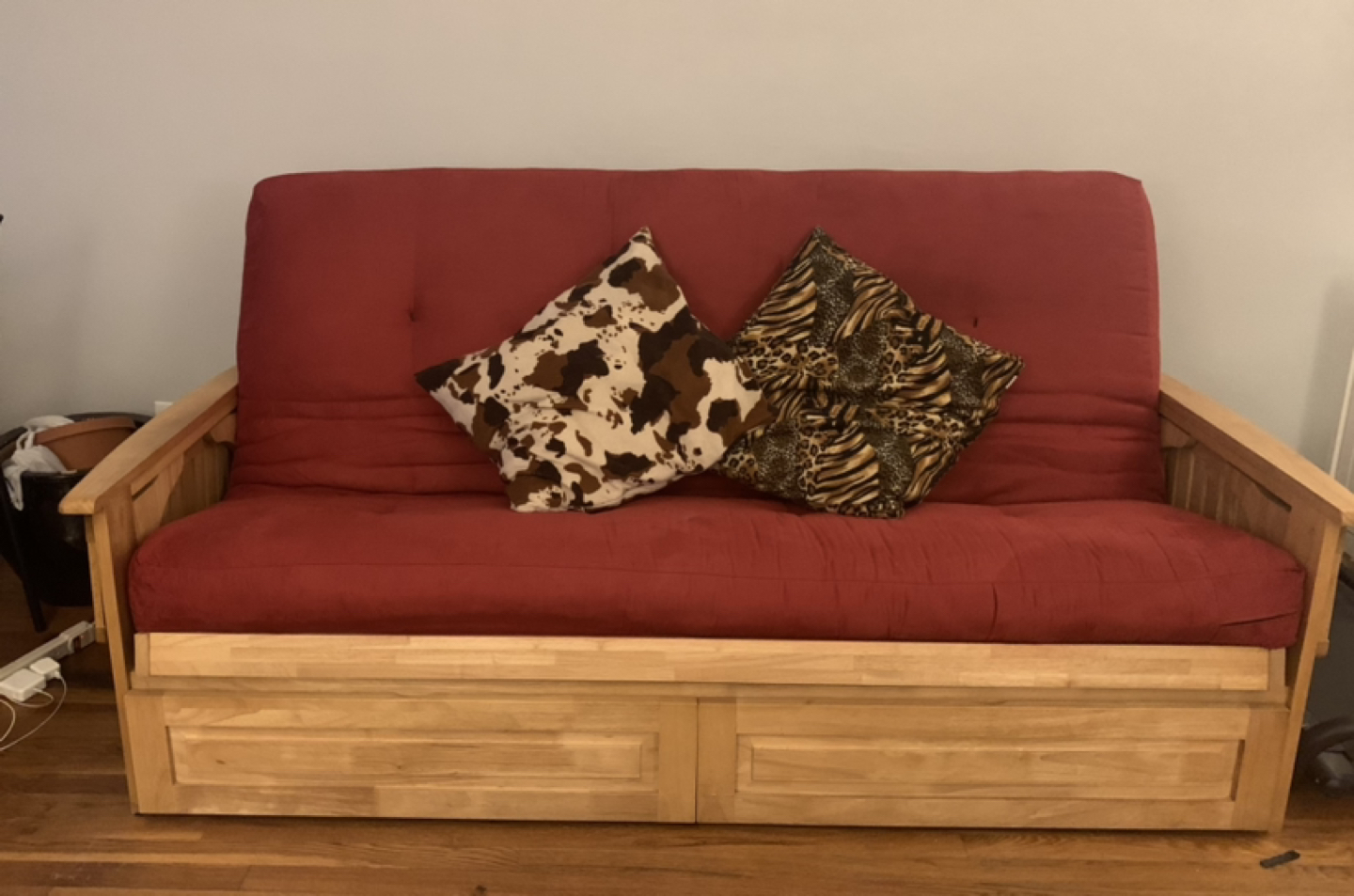 Futon with storage 