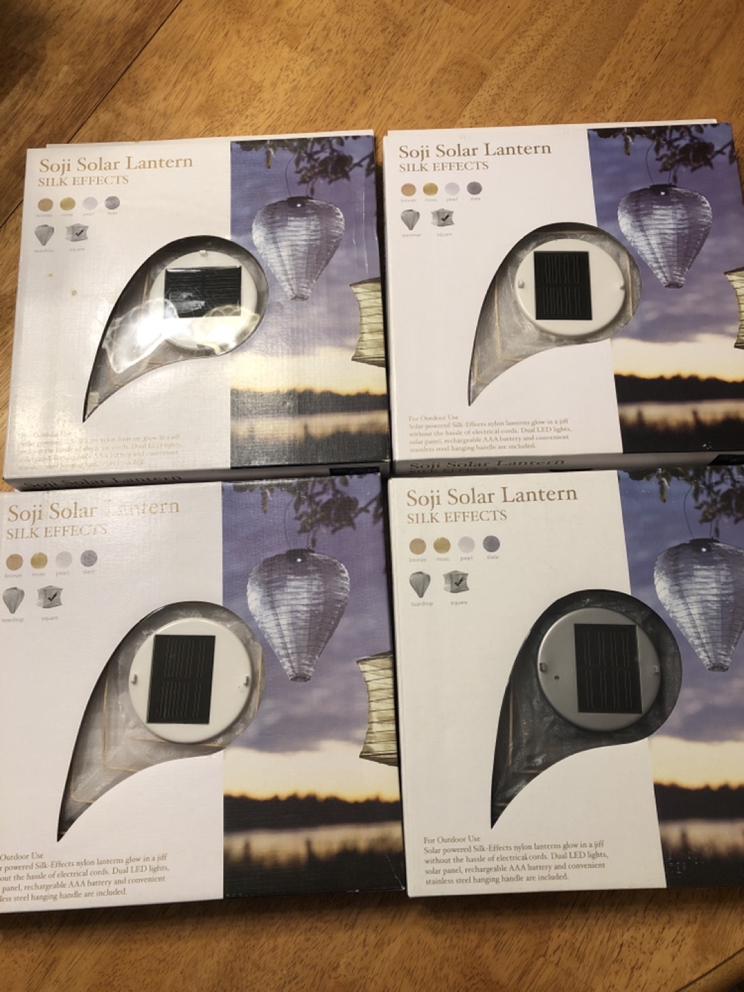 Soji Solar Lanterns X4