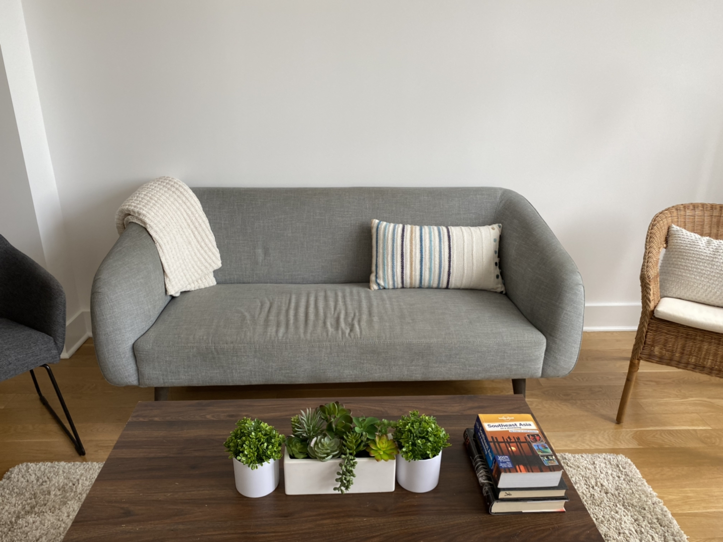 CB2 loveseat