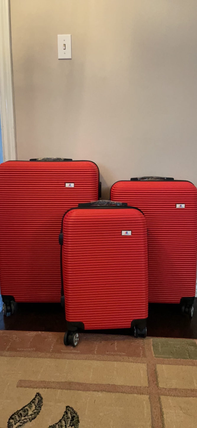 3 pcs set  hard case luggage  image indicator(3)