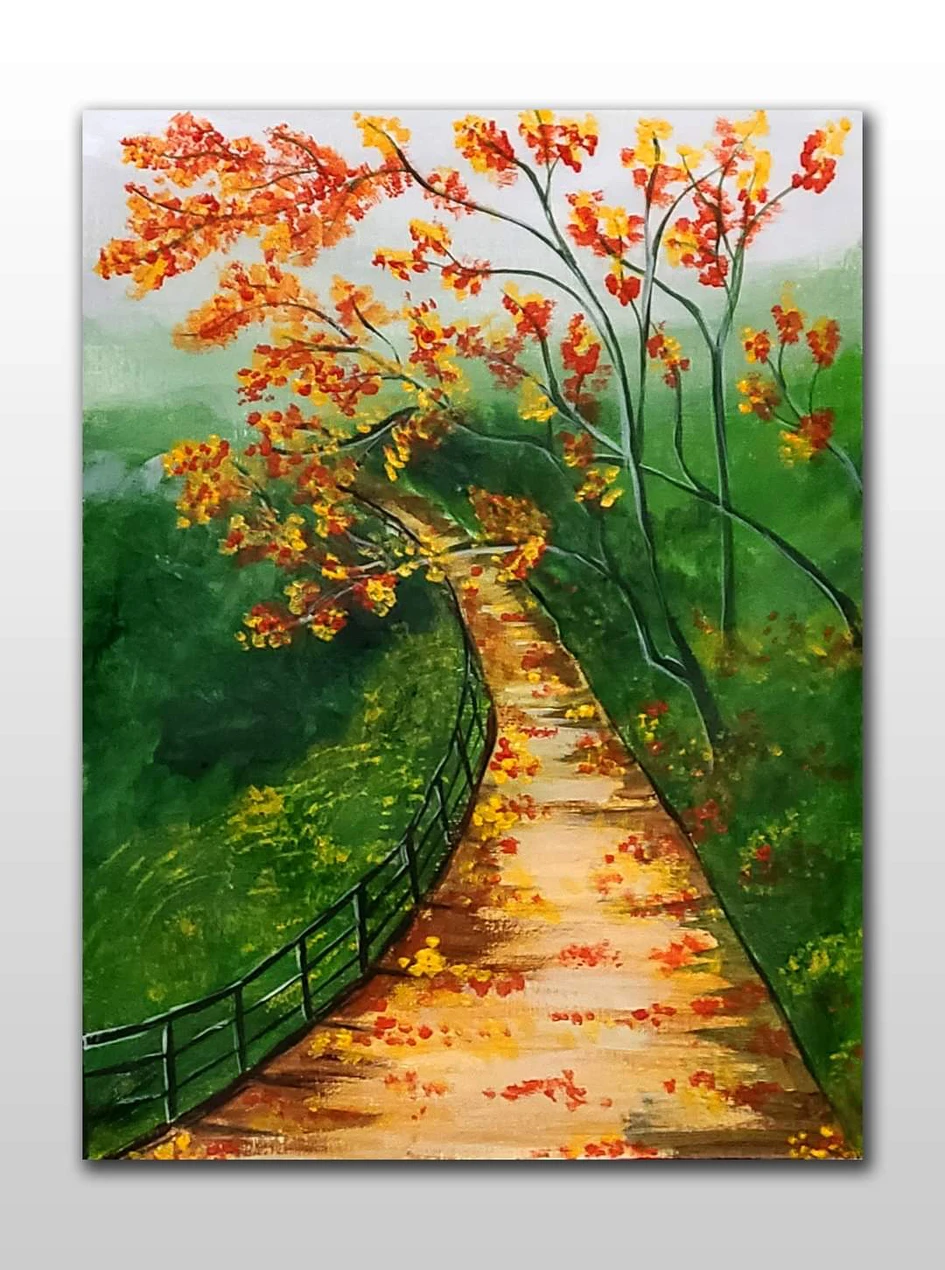 Beautiful Landscape Canvas Painting thumbnail
