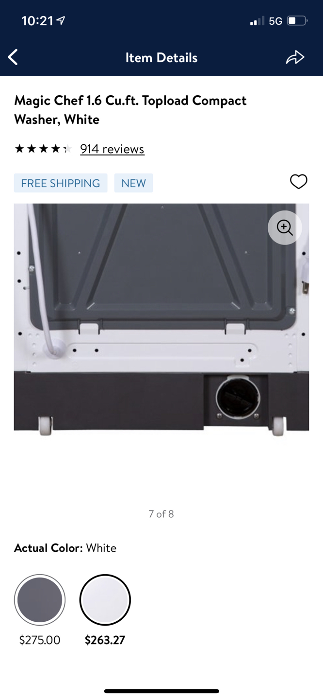 Compact Topload Washing Machine  - photo 5