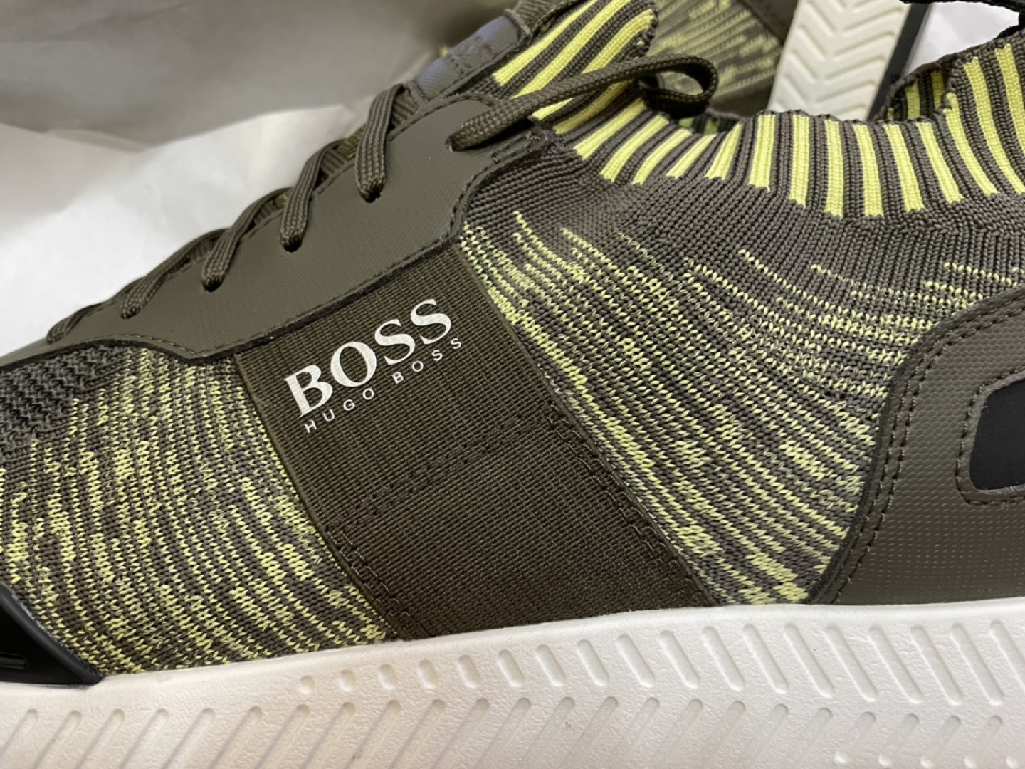 HUGO Boss Knitted Titanium_runn_scafe Trainers  - photo 4
