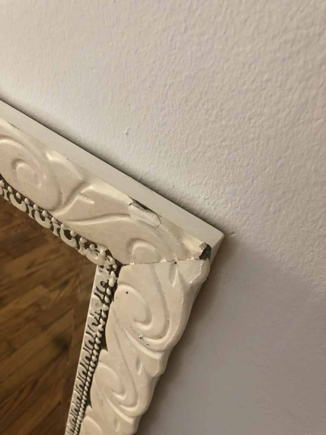 [Mirror] White Antique Mirror  - photo 2