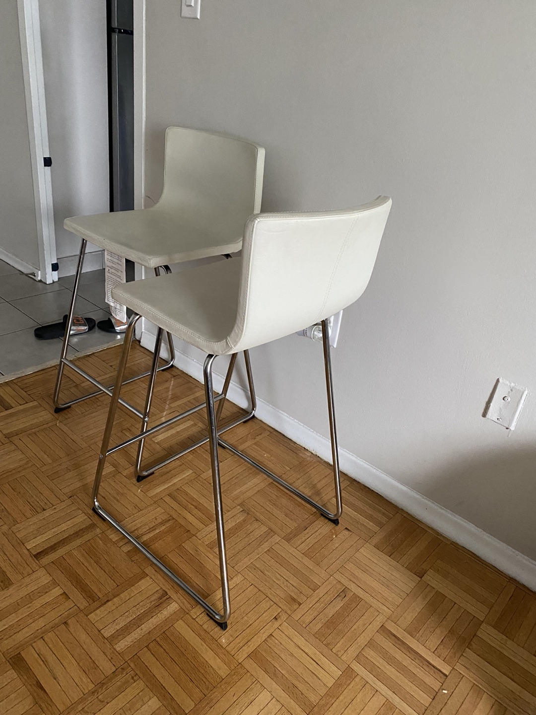Leather Counter Stool 