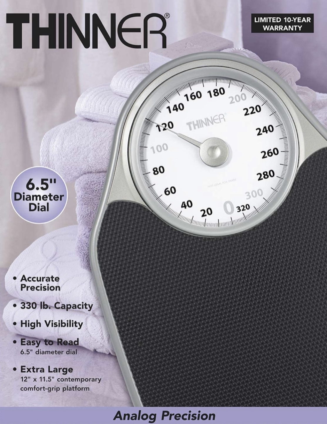 Fabrication Enterprises Large Dial Scale, 330lb/150kg,330 Pound
