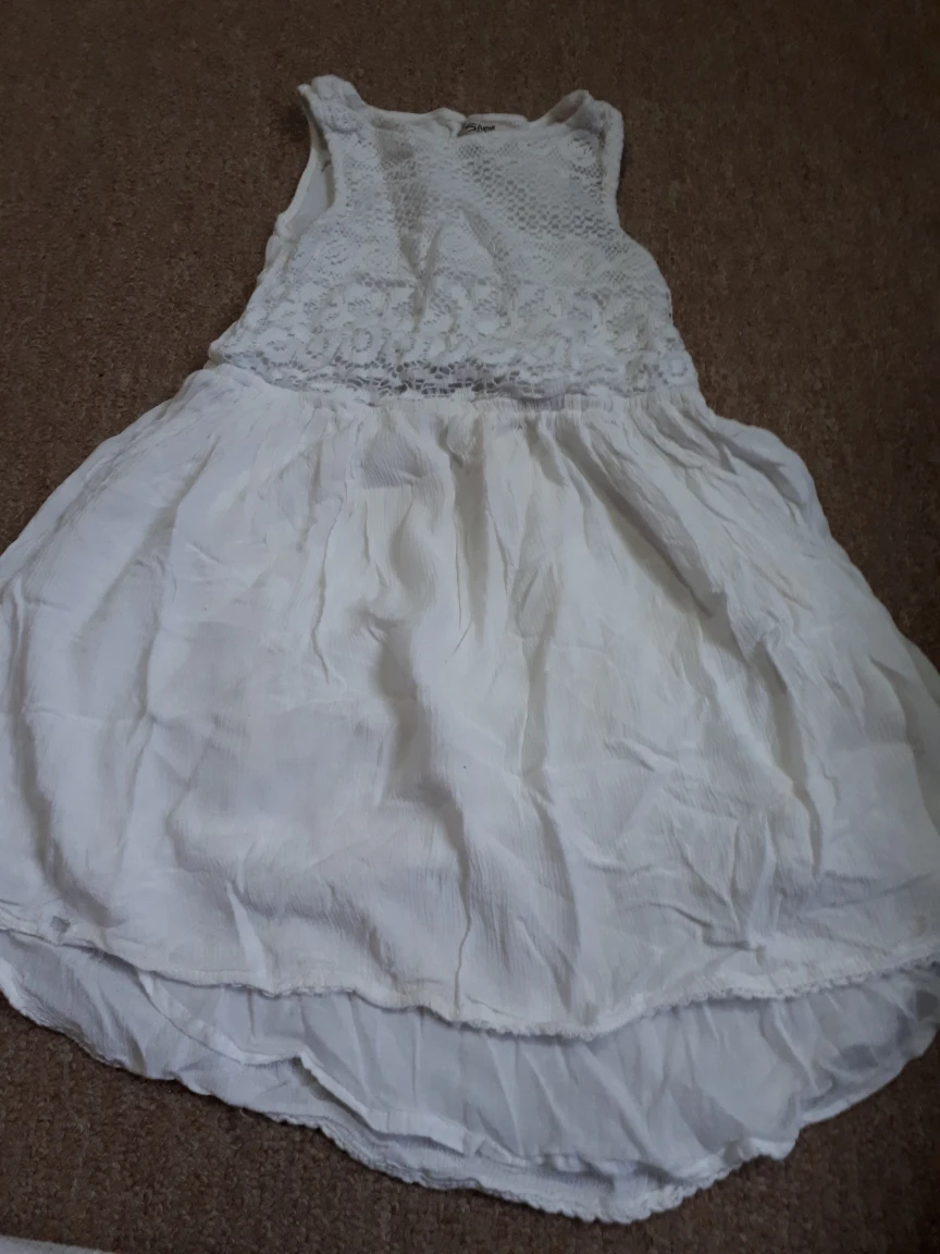white summer dress