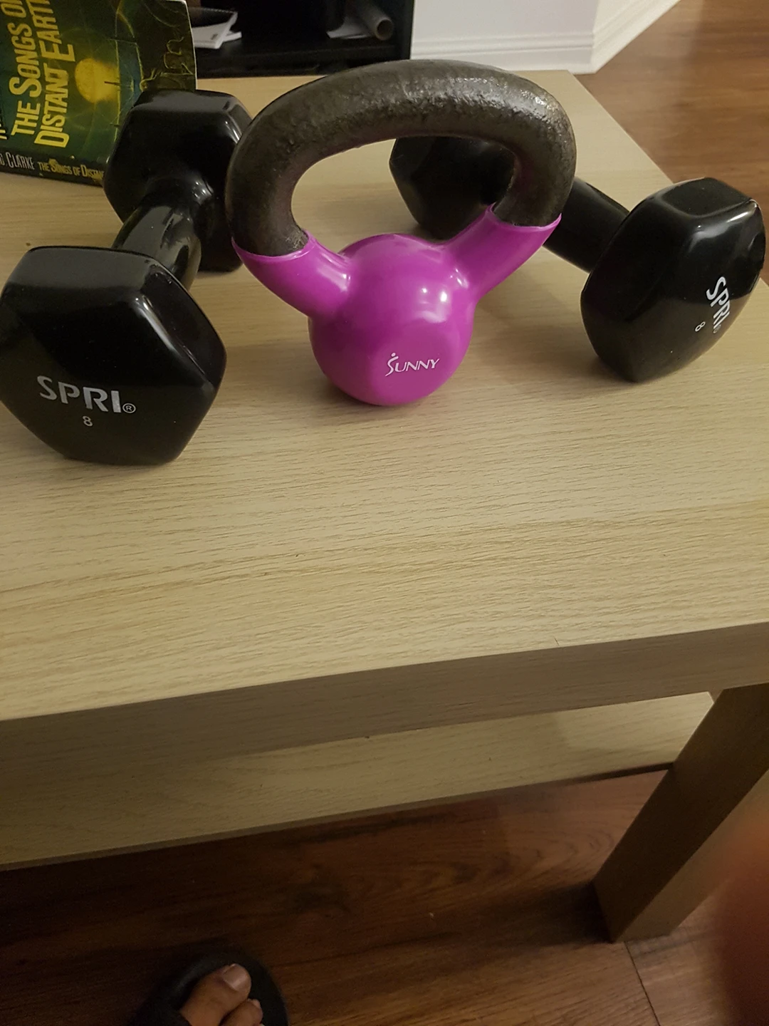 Dumbell pair & kettlebell (sparingly used) - photo 2