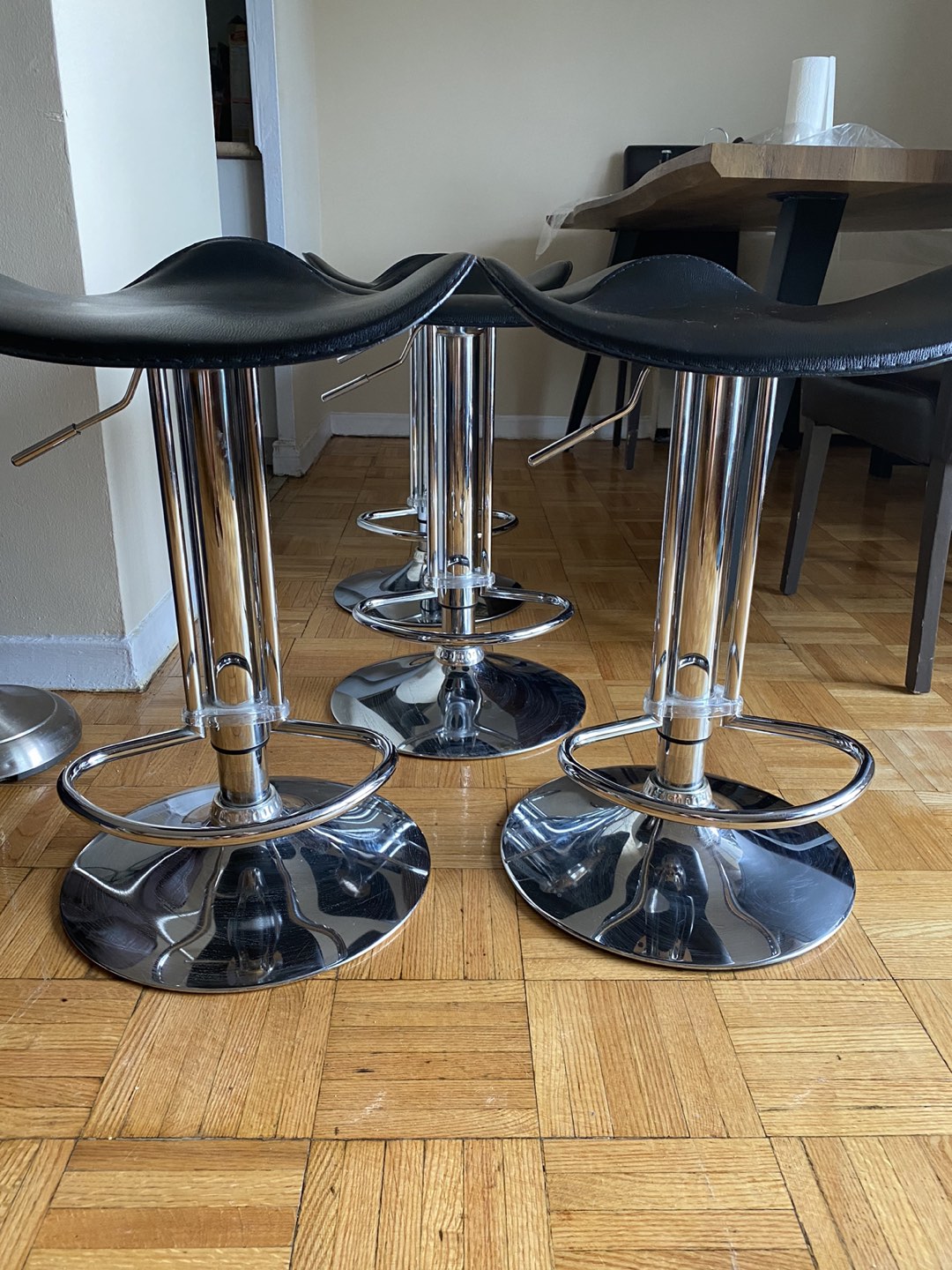Adjustable Hydraulic Lift Bar Height Chairs