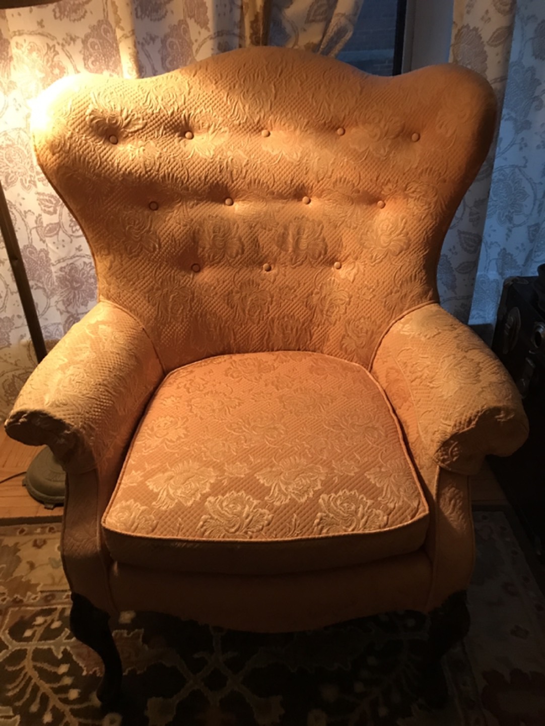 Vintage Gramma Wingback Chair