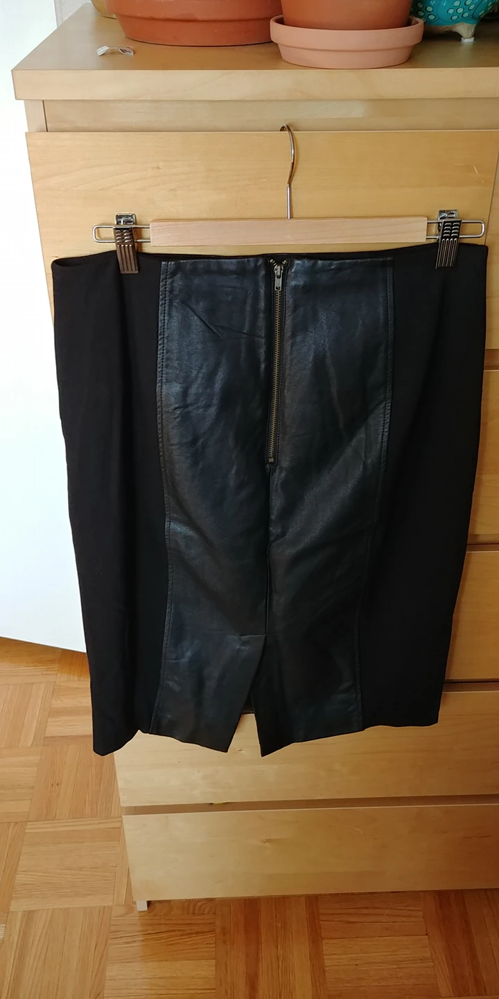 free - faux leather skirt - photo 2