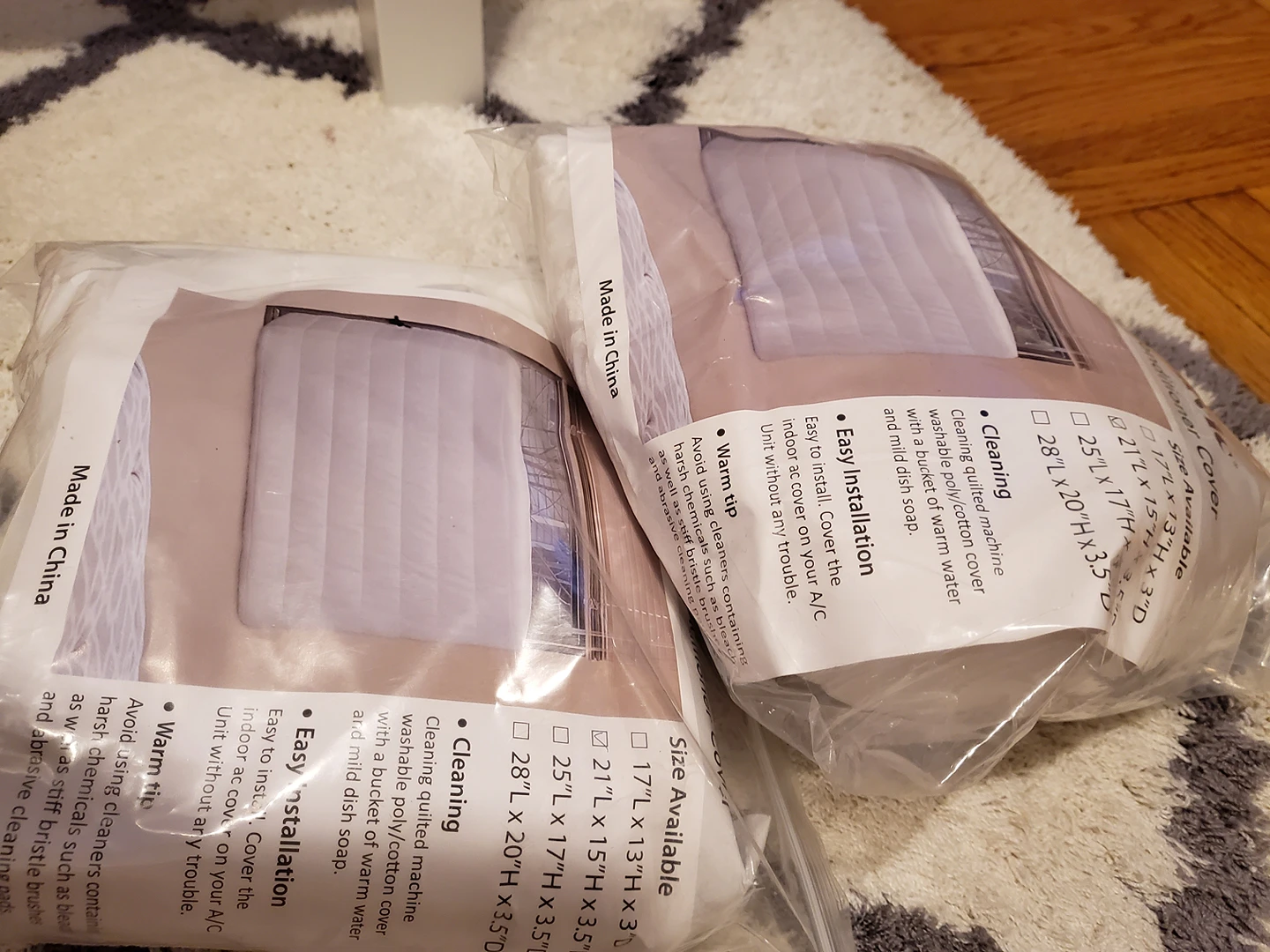 2 Indoor Air Conditioner Cover